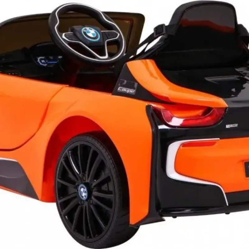 Дитяча акумуляторна машинка BMW I8 Lift Car Помаранчева
