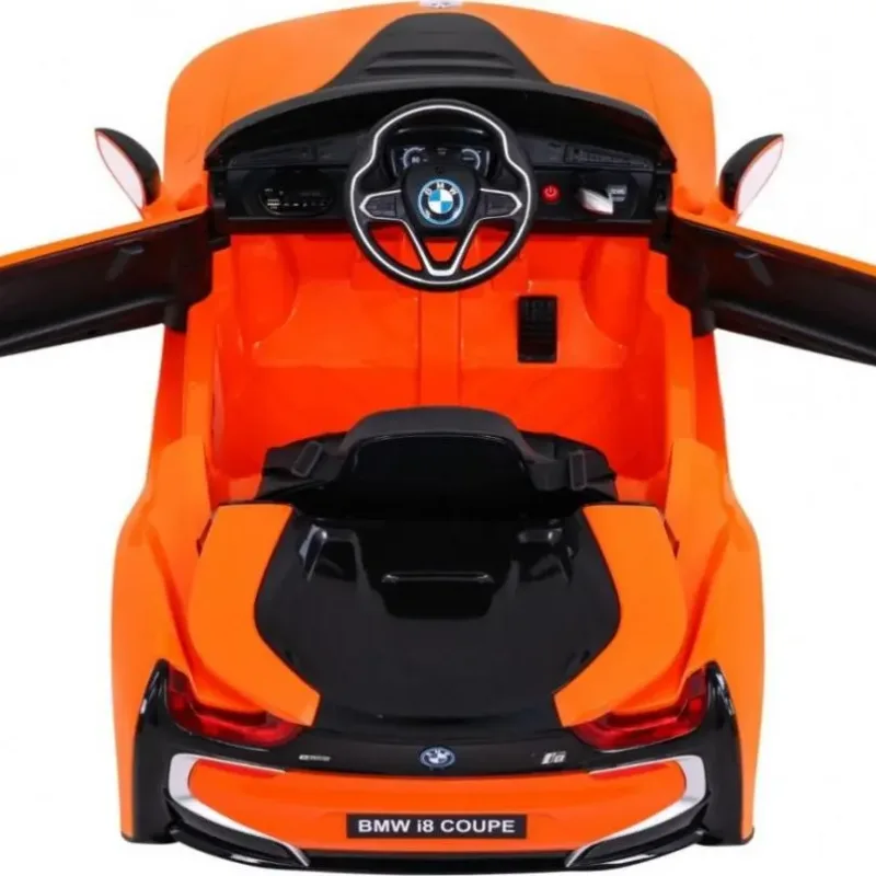 Дитяча акумуляторна машинка BMW I8 Lift Car Помаранчева