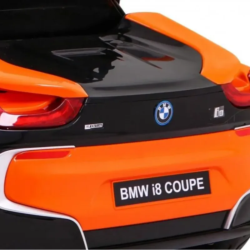 Дитяча акумуляторна машинка BMW I8 Lift Car Помаранчева