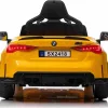 Дитяча акумуляторна машинка BMW M4 Жовта