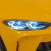 Дитяча акумуляторна машинка BMW M4 Жовта