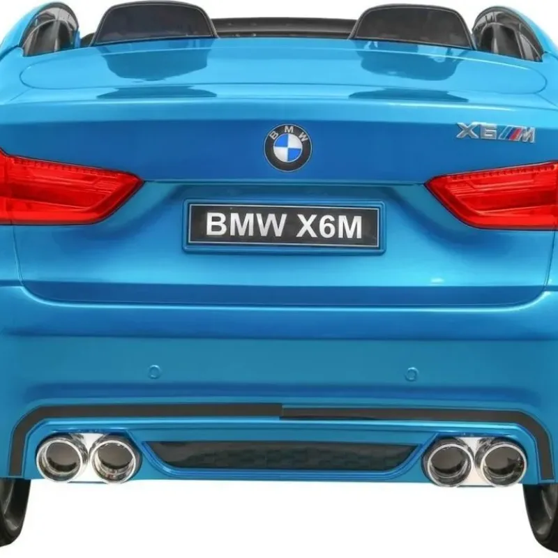 Дитяча акумуляторна машинка BMW X6M XXL для 2 дітей Синя Дитяча акумуляторна машинка BMW X6M XXL для 2 дітей Синя