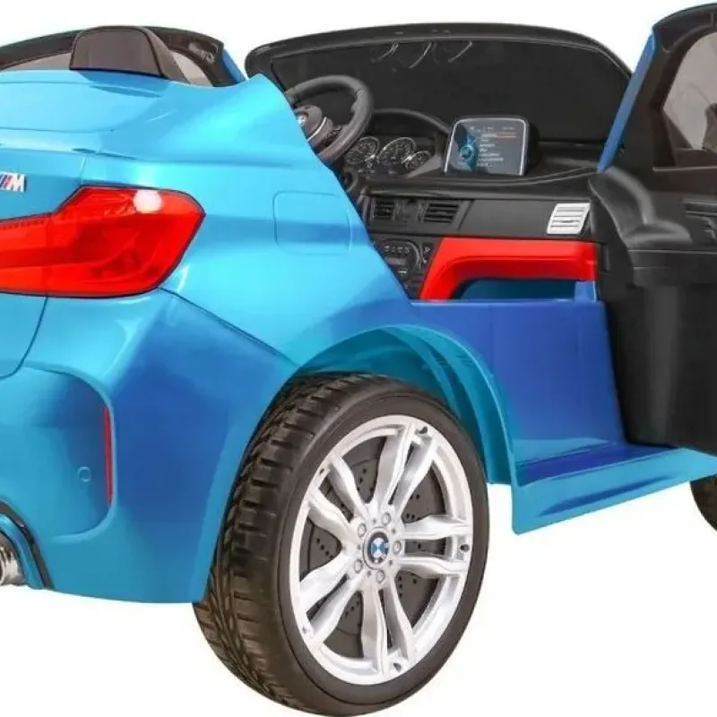 Дитяча акумуляторна машинка BMW X6M XXL для 2 дітей Синя Дитяча акумуляторна машинка BMW X6M XXL для 2 дітей Синя