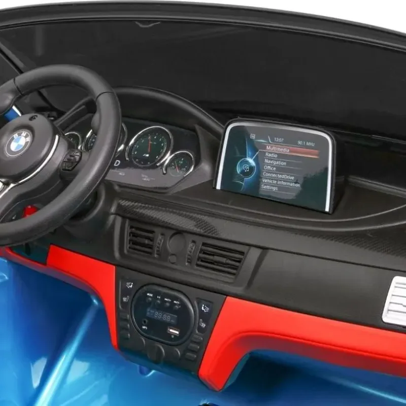 Дитяча акумуляторна машинка BMW X6M XXL для 2 дітей Синя Дитяча акумуляторна машинка BMW X6M XXL для 2 дітей Синя