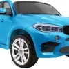 Дитяча акумуляторна машинка BMW X6M XXL для 2 дітей Синя Дитяча акумуляторна машинка BMW X6M XXL для 2 дітей Синя