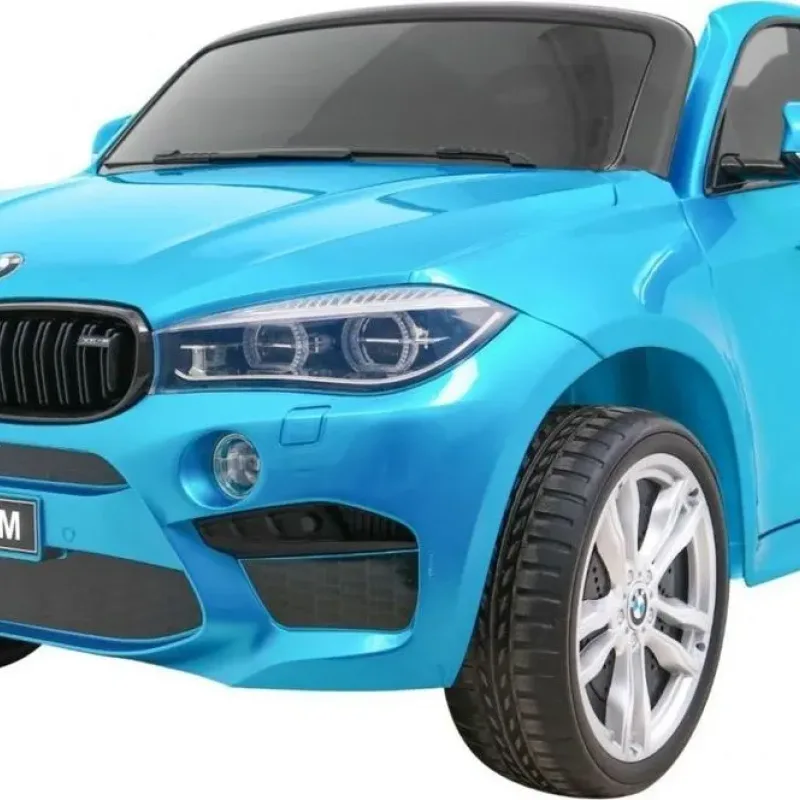 Дитяча акумуляторна машинка BMW X6M XXL для 2 дітей Синя Дитяча акумуляторна машинка BMW X6M XXL для 2 дітей Синя