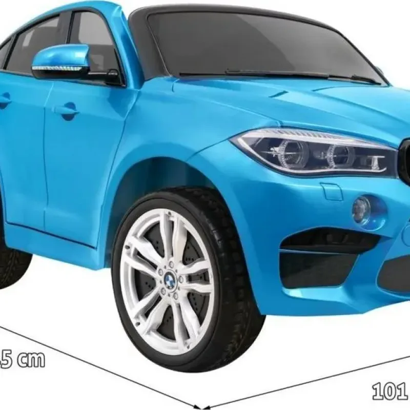 Дитяча акумуляторна машинка BMW X6M XXL для 2 дітей Синя Дитяча акумуляторна машинка BMW X6M XXL для 2 дітей Синя