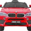 Дитяча акумуляторна машинка BMW X6M Червона