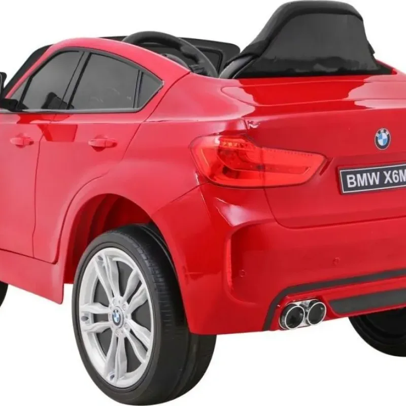 Дитяча акумуляторна машинка BMW X6M Червона