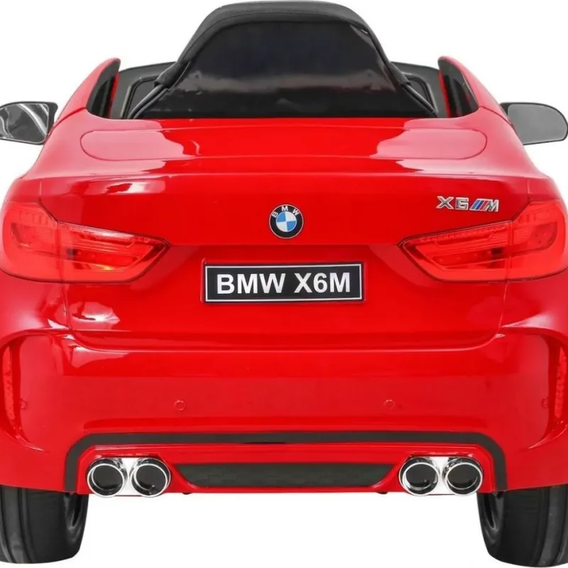 Дитяча акумуляторна машинка BMW X6M Червона