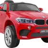 Дитяча акумуляторна машинка BMW X6M Червона