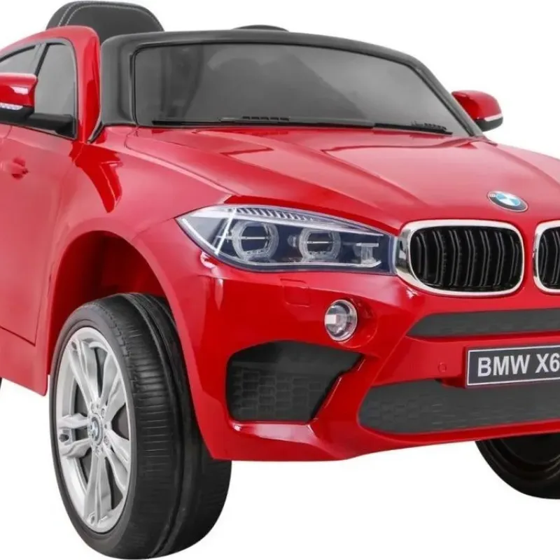 Дитяча акумуляторна машинка BMW X6M Червона