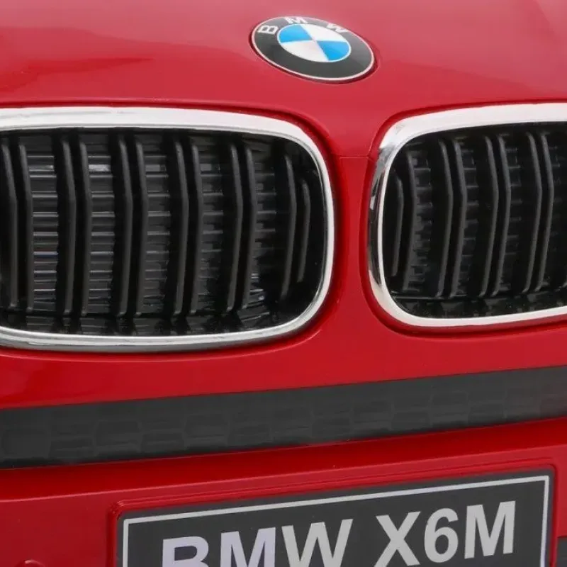 Дитяча акумуляторна машинка BMW X6M Червона