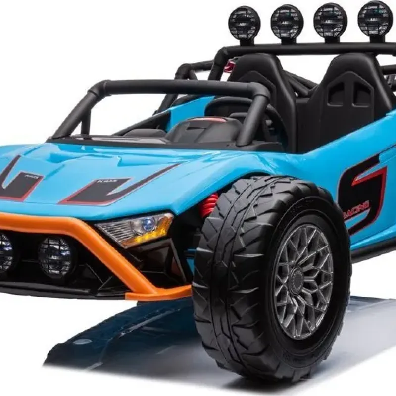 Дитяча акумуляторна машинка Buggy Racing 5 синя