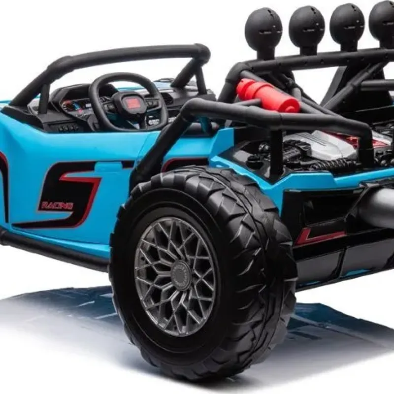 Дитяча акумуляторна машинка Buggy Racing 5 синя