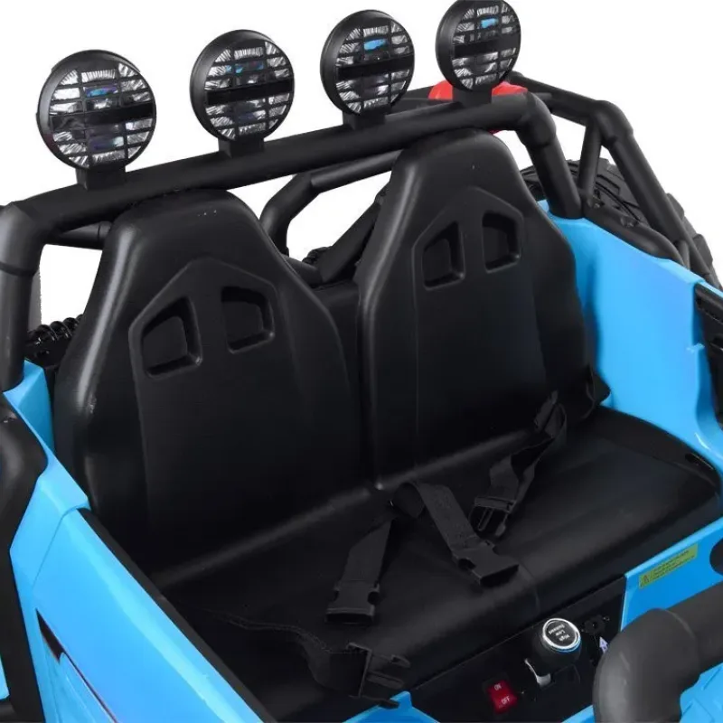Дитяча акумуляторна машинка Buggy Racing 5 синя