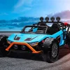 Дитяча акумуляторна машинка Buggy Racing 5 синя