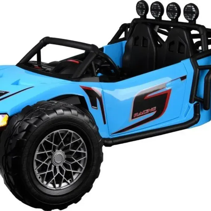 Дитяча акумуляторна машинка Buggy Racing 5 синя