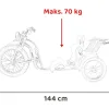 Дитяча акумуляторна машинка DRIFT BIKE 21 Рожева