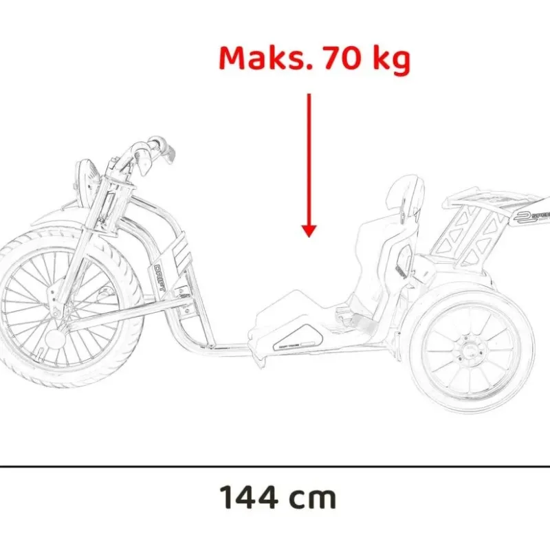 Дитяча акумуляторна машинка DRIFT BIKE 21 Рожева