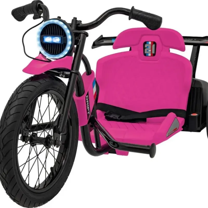 Дитяча акумуляторна машинка DRIFT BIKE 21 Рожева