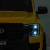 Дитяча акумуляторна машинка Ford Ranger LIFT Жовта Дитяча акумуляторна машинка Ford Ranger LIFT Жовта