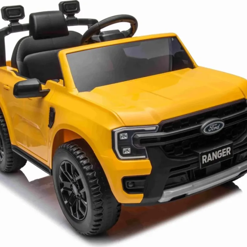 Дитяча акумуляторна машинка Ford Ranger LIFT Жовта Дитяча акумуляторна машинка Ford Ranger LIFT Жовта