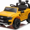 Дитяча акумуляторна машинка Ford Ranger LIFT Жовта Дитяча акумуляторна машинка Ford Ranger LIFT Жовта