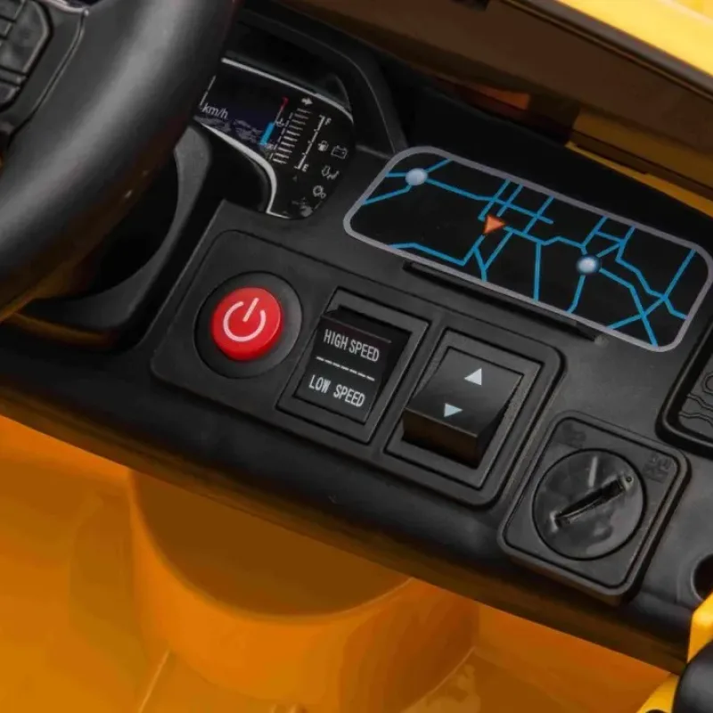 Дитяча акумуляторна машинка Ford Ranger LIFT Жовта Дитяча акумуляторна машинка Ford Ranger LIFT Жовта