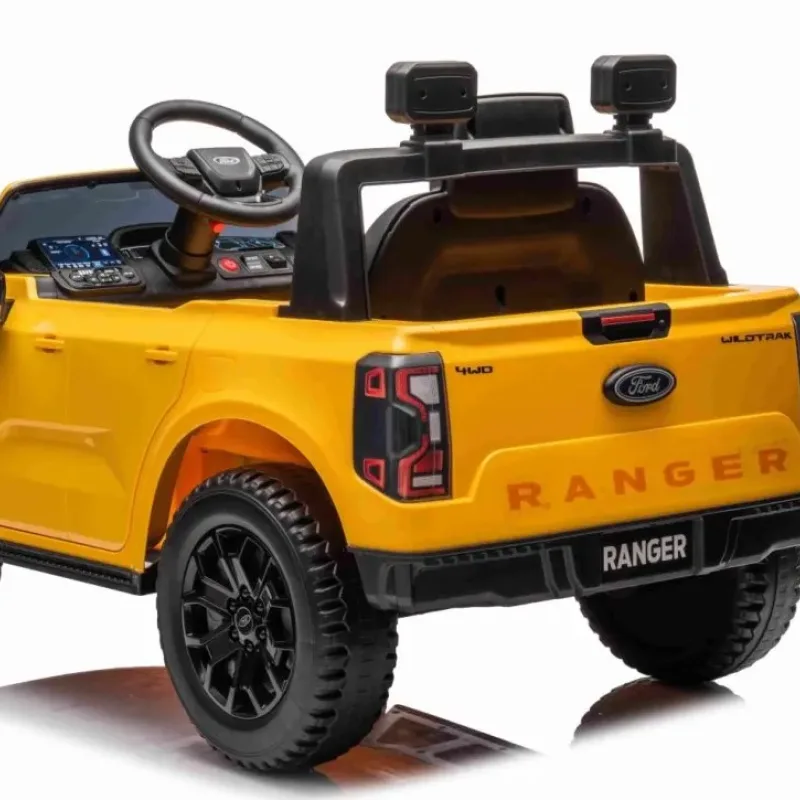 Дитяча акумуляторна машинка Ford Ranger LIFT Жовта Дитяча акумуляторна машинка Ford Ranger LIFT Жовта