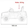 Дитяча акумуляторна машинка Ford Ranger LIFT Червона Дитяча акумуляторна машинка Ford Ranger LIFT Червона