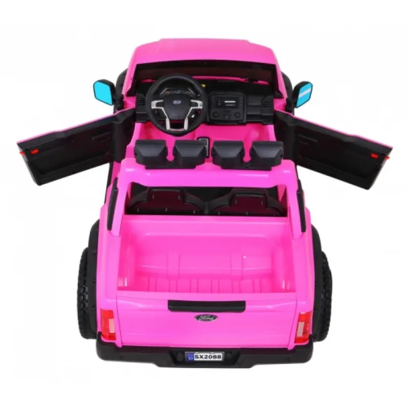 Дитяча акумуляторна машинка Ford Super Duty Рожева Дитяча акумуляторна машинка Ford Super Duty Рожева