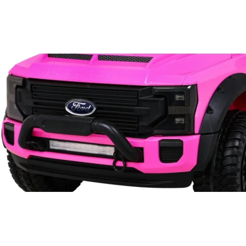 Дитяча акумуляторна машинка Ford Super Duty Рожева Дитяча акумуляторна машинка Ford Super Duty Рожева