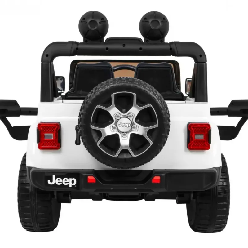 Дитяча акумуляторна машинка Jeep Wrangler Rubicon Біла Дитяча акумуляторна машинка Jeep Wrangler Rubicon Біла