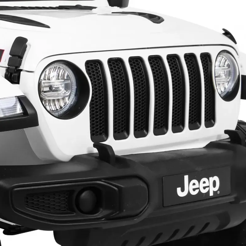 Дитяча акумуляторна машинка Jeep Wrangler Rubicon Біла Дитяча акумуляторна машинка Jeep Wrangler Rubicon Біла