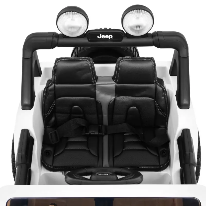 Дитяча акумуляторна машинка Jeep Wrangler Rubicon Біла Дитяча акумуляторна машинка Jeep Wrangler Rubicon Біла