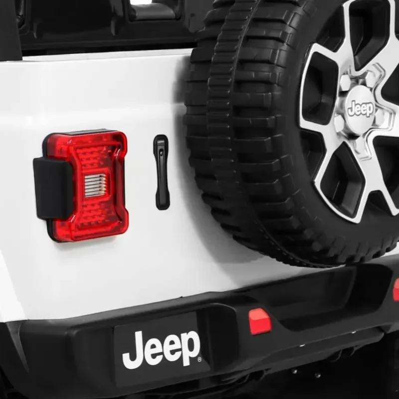 Дитяча акумуляторна машинка Jeep Wrangler Rubicon Біла Дитяча акумуляторна машинка Jeep Wrangler Rubicon Біла