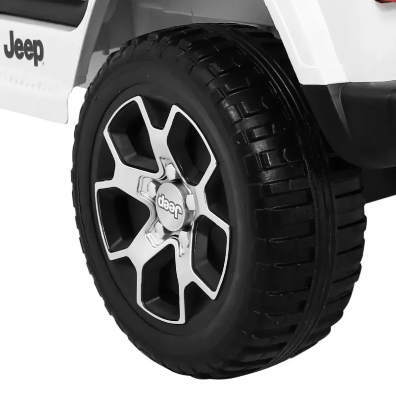 Дитяча акумуляторна машинка Jeep Wrangler Rubicon Біла Дитяча акумуляторна машинка Jeep Wrangler Rubicon Біла