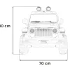 Дитяча акумуляторна машинка Jeep Wrangler Rubicon Біла Дитяча акумуляторна машинка Jeep Wrangler Rubicon Біла