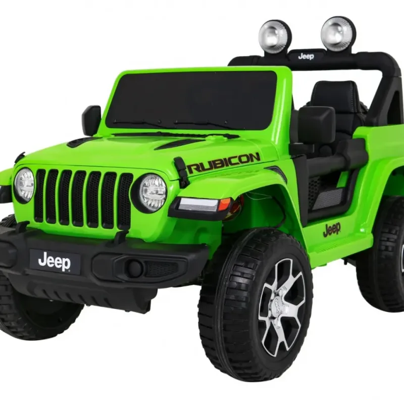 Дитяча акумуляторна машинка Jeep Wrangler Rubicon Зелена