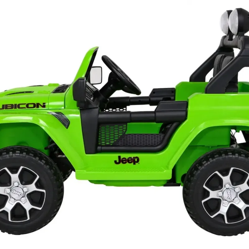 Дитяча акумуляторна машинка Jeep Wrangler Rubicon Зелена Дитяча акумуляторна машинка Jeep Wrangler Rubicon Зелена