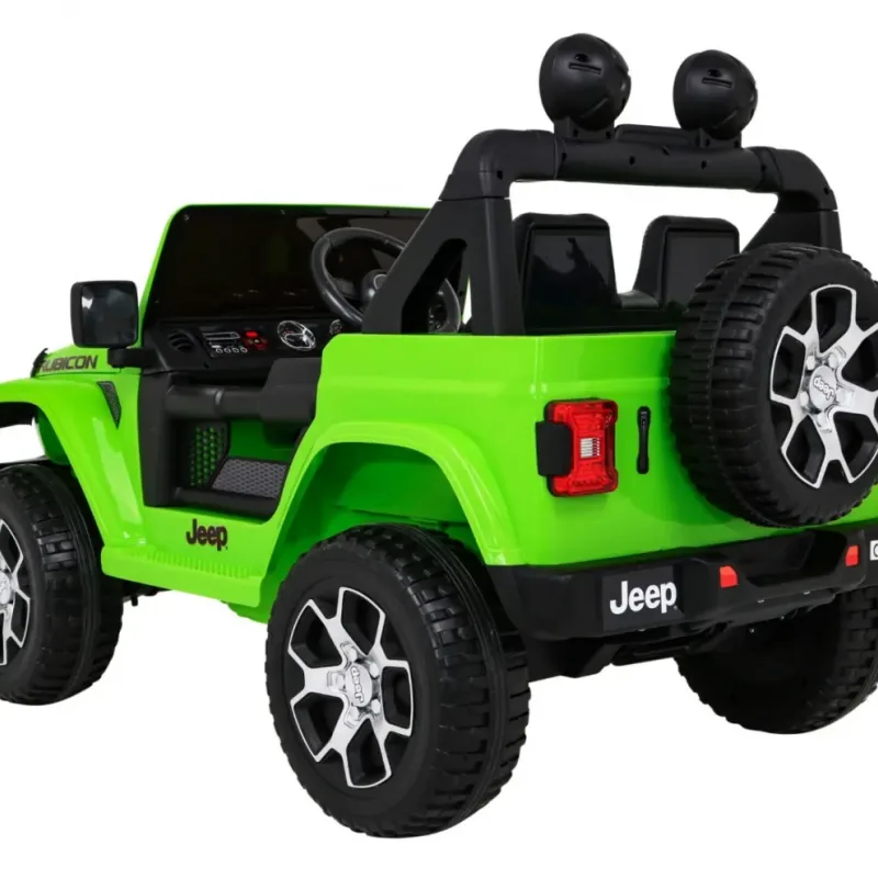 Дитяча акумуляторна машинка Jeep Wrangler Rubicon Зелена Дитяча акумуляторна машинка Jeep Wrangler Rubicon Зелена