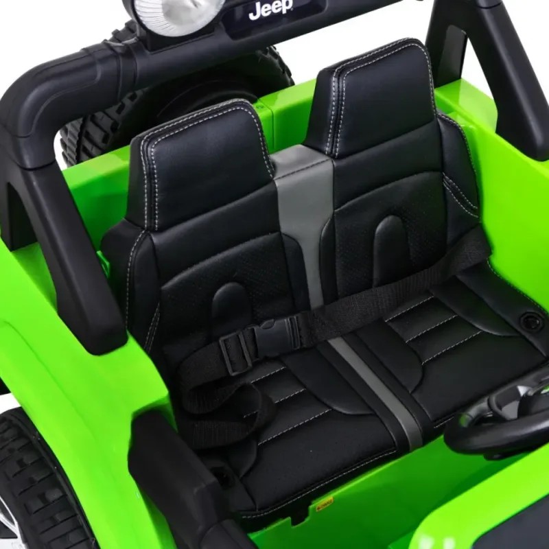 Дитяча акумуляторна машинка Jeep Wrangler Rubicon Зелена Дитяча акумуляторна машинка Jeep Wrangler Rubicon Зелена