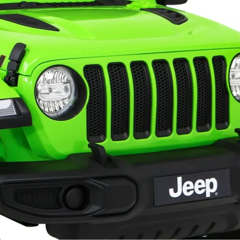 Дитяча акумуляторна машинка Jeep Wrangler Rubicon Зелена Дитяча акумуляторна машинка Jeep Wrangler Rubicon Зелена