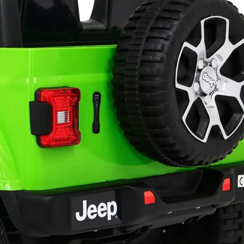 Дитяча акумуляторна машинка Jeep Wrangler Rubicon Зелена Дитяча акумуляторна машинка Jeep Wrangler Rubicon Зелена