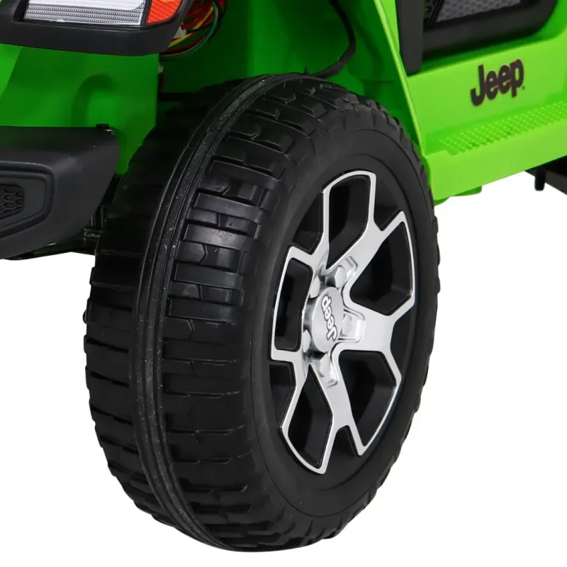 Дитяча акумуляторна машинка Jeep Wrangler Rubicon Зелена Дитяча акумуляторна машинка Jeep Wrangler Rubicon Зелена