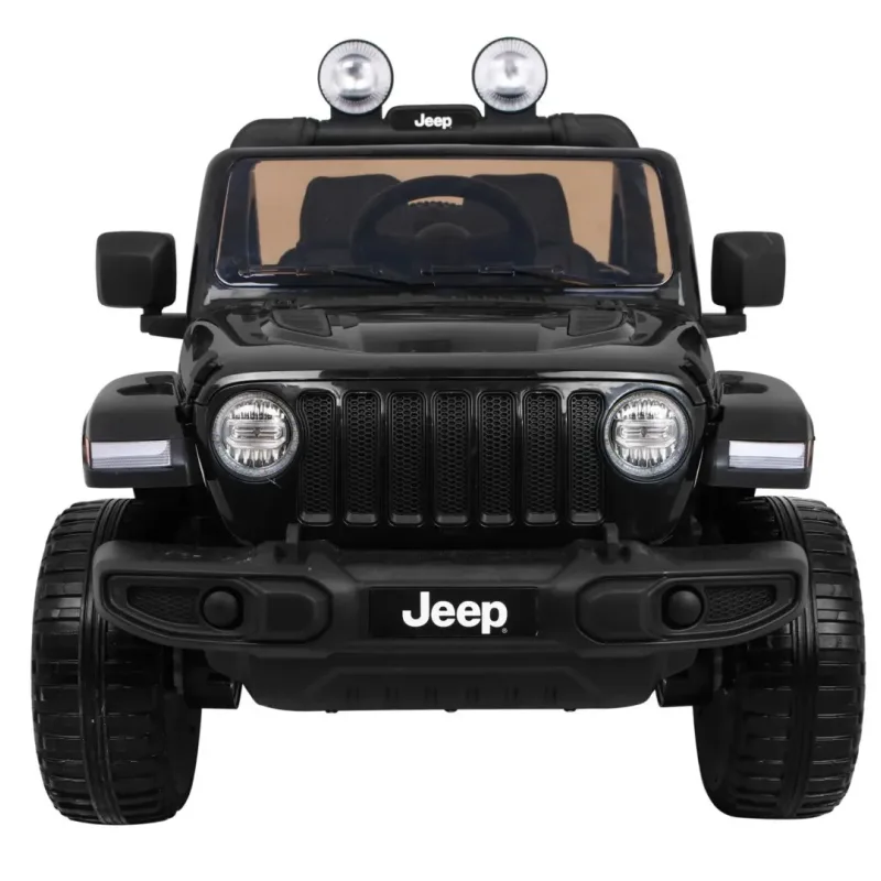 Дитяча акумуляторна машинка Jeep Wrangler Rubicon Чорна