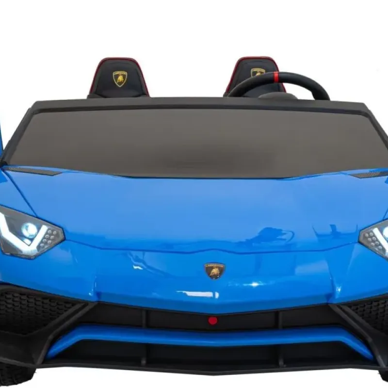 Дитяча акумуляторна машинка Lamborghini Aventador SV Синя