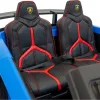 Дитяча акумуляторна машинка Lamborghini Aventador SV Синя