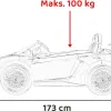 Дитяча акумуляторна машинка Lamborghini Aventador SV Синя